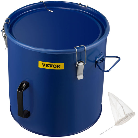VEVOR Fryer Grease Bucket 10 Gal Steel Deep Fryer Filter for Deep Fryer LYTLS10GAL6QWSOMYV0