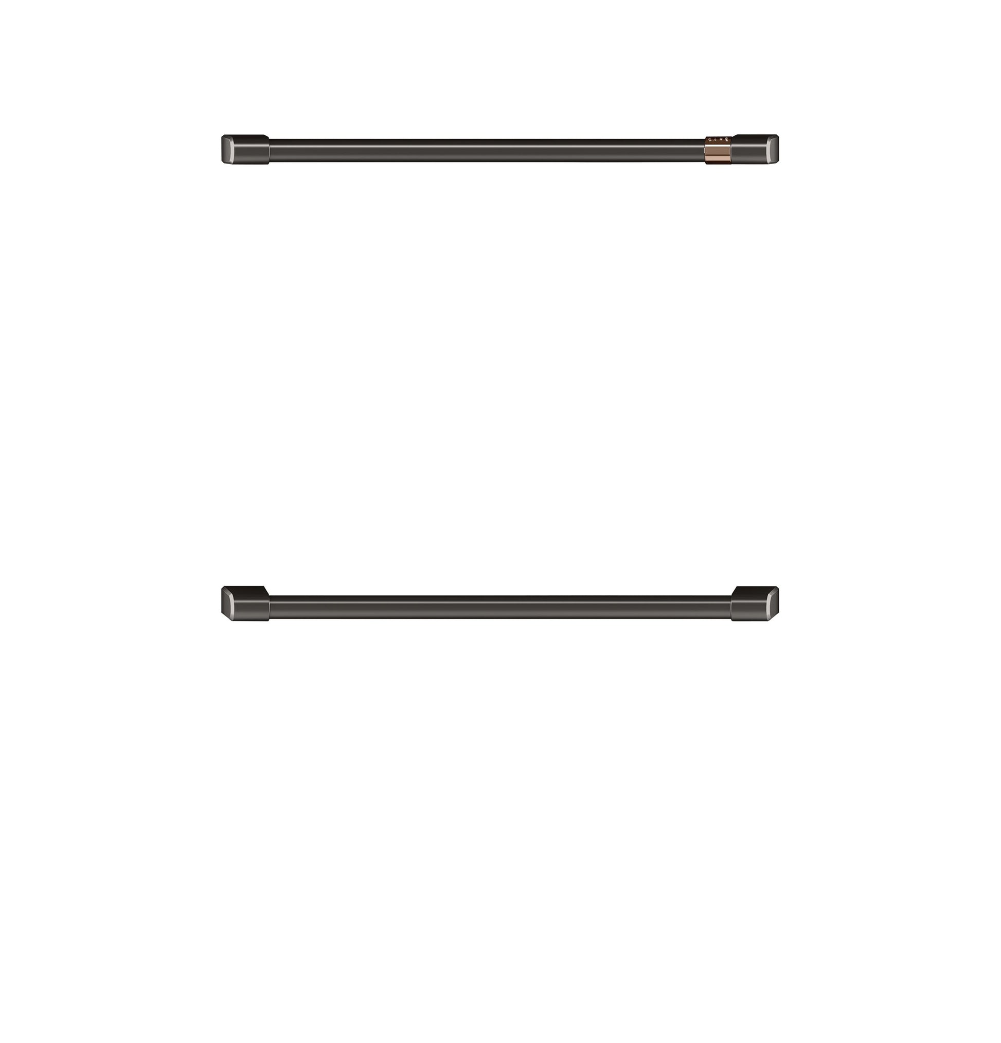 Cafe 30-in 2 -Pack Wall oven handle ( Brushed Black )