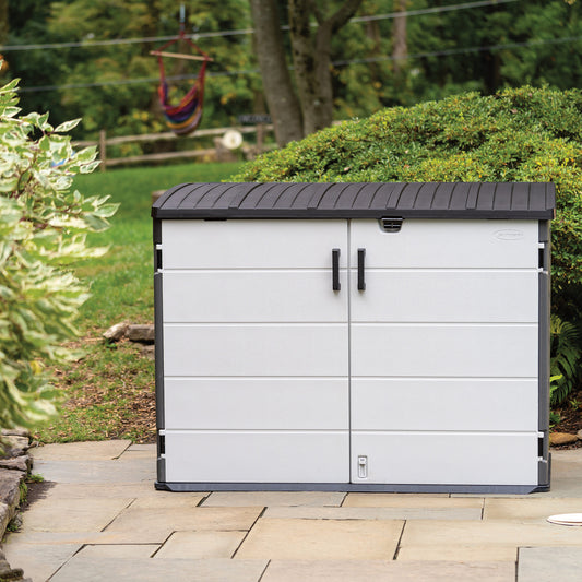 Suncast 6-ft x 4-ft Trash Hideaway Multiple colors/finishes Lean-to Resin Storage Shed (Floor Included)