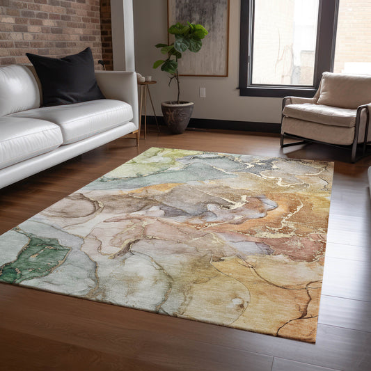 Addison Rugs Chantille ACN500BG 10 x 14 (ft) Beige Rectangular Indoor/Outdoor Machine washable Area rug
