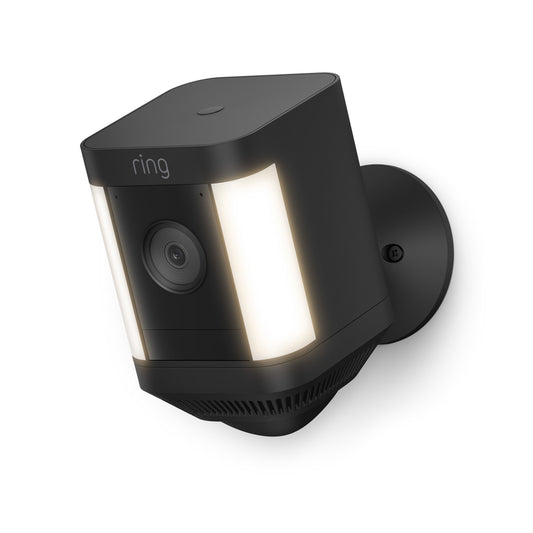 Ring Spotlight Cam Plus, Battery-operated - Smart Security Video Camera with 2 Motion-Activated LED Spotlights, 2-Way Talk, Color Night Vision, Black B09K1HHZTM