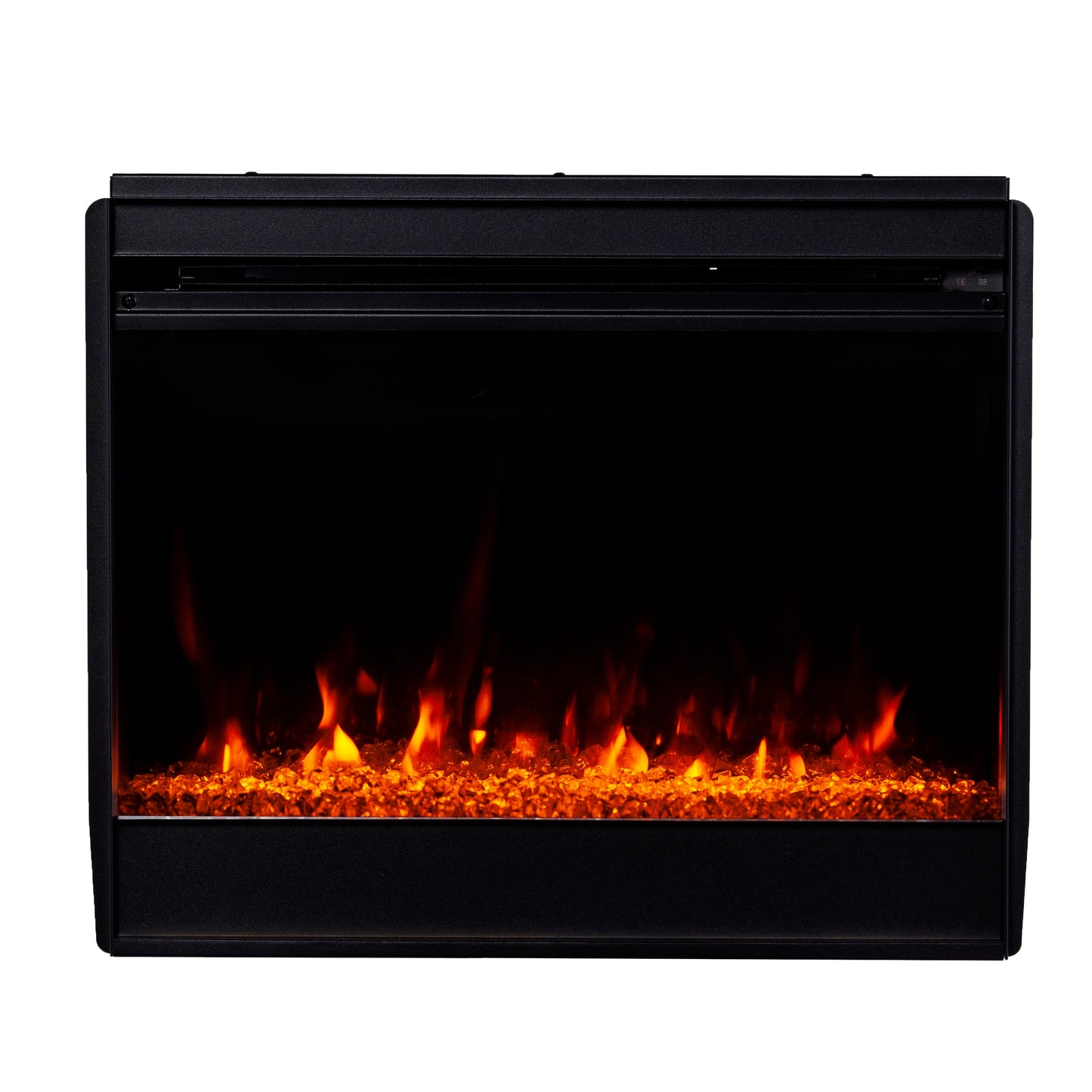 Southern Enterprises 24.25-in W Black Fan-forced Electric Fireplace FA5523