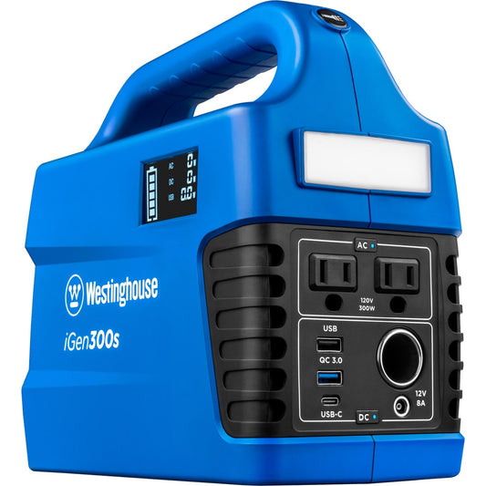 Westinghouse 300-Rated/600-Peak Watt Camping/RV Power Station 300-Watts Portable Power Station IGEN300S