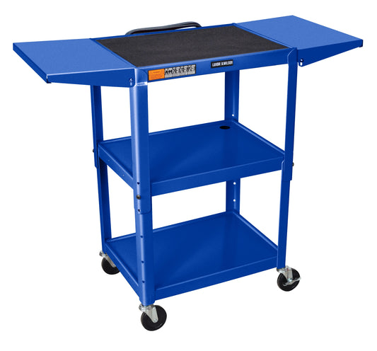 Luxor 42-in 1-Drawer Table Utility Cart UCMT1KBDL-RB