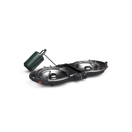Coleman 2-Burners Propane Electronic Steel Outdoor Stove 2157592
