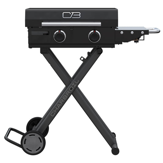 Char-Broil 22-in Performance Griddle 2-Burner Liquid Propane Flat Top Grill 463711223