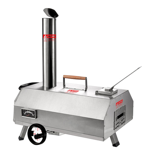 Gaierptone Semi-Automatic Wood Fired Outdoor Pizza Oven Stainless steel Hearth Wood pellet Outdoor Pizza Oven