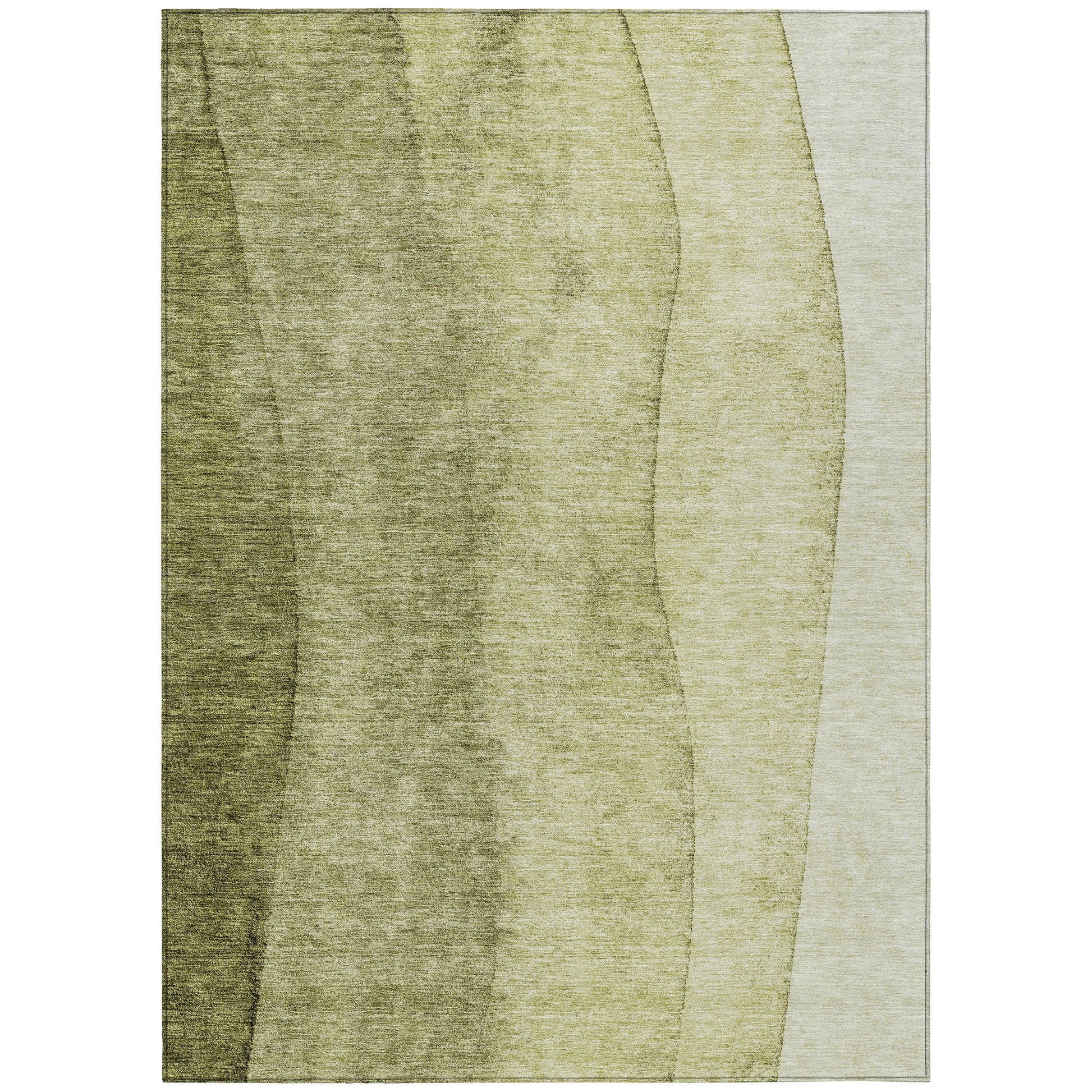 Addison Rugs Chantille ACN690OL 8 x 10 (ft) Olive Rectangular Indoor/Outdoor Geometric Machine washable Area rug