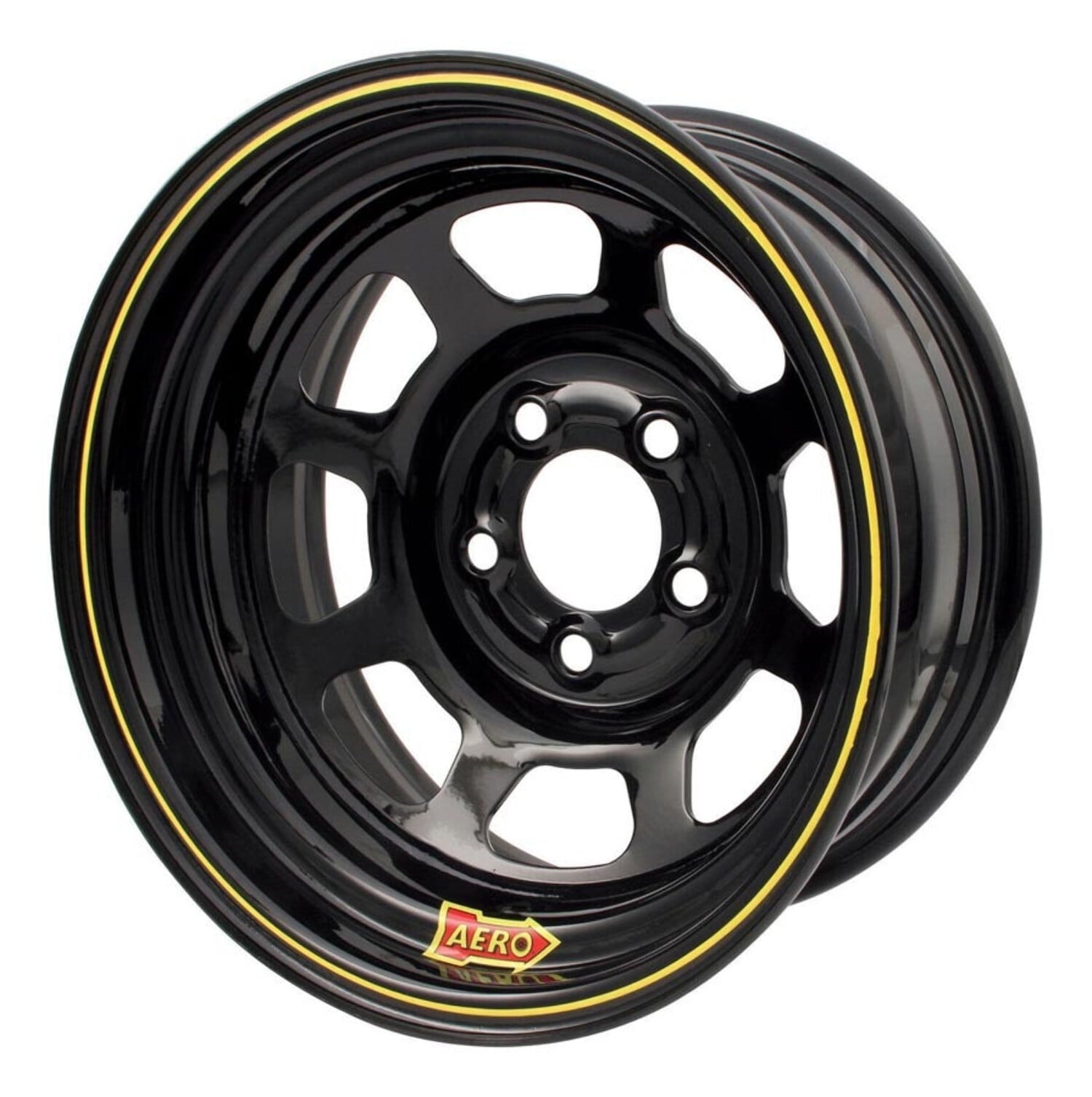 Aero Race Wheels 15X10 5In. 4.75 Black 50-104750