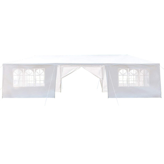 Maocao Hoom 30-ft x 10-ft Rectangle White Party canopy
