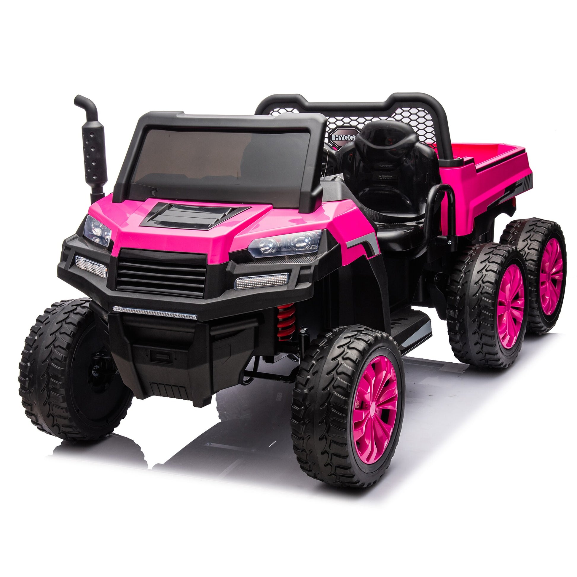 Gaierptone 24-volt Pink Kid's Ride On Car (Battery Charger Included)