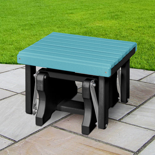 American Furniture Classics Adirondack Black HDPE Ottoman