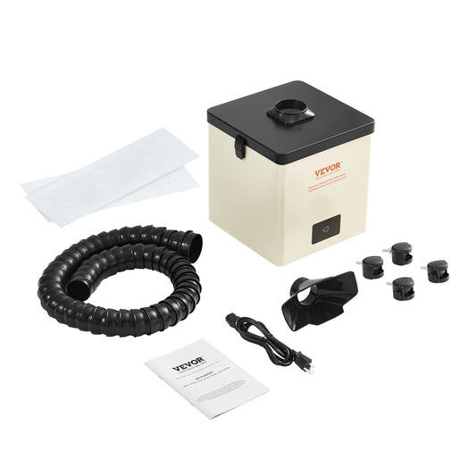 VEVOR Soldering Fume Extractor 5800-Speed Black Air Purifier (Covers: 240-sq ft) PYJ100WLDS00LFCS4V1