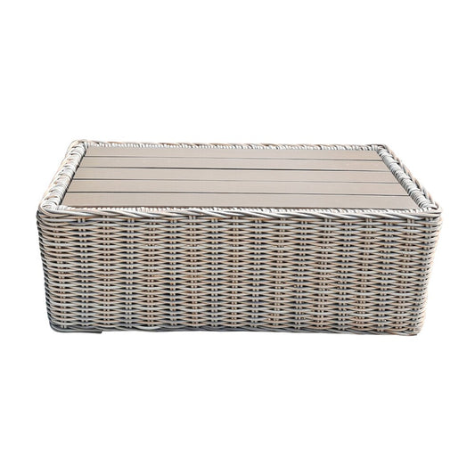 Teva Furniture Hawaii Patio Table Rectangle Outdoor Coffee Table 25.6-in W x 47.2-in L