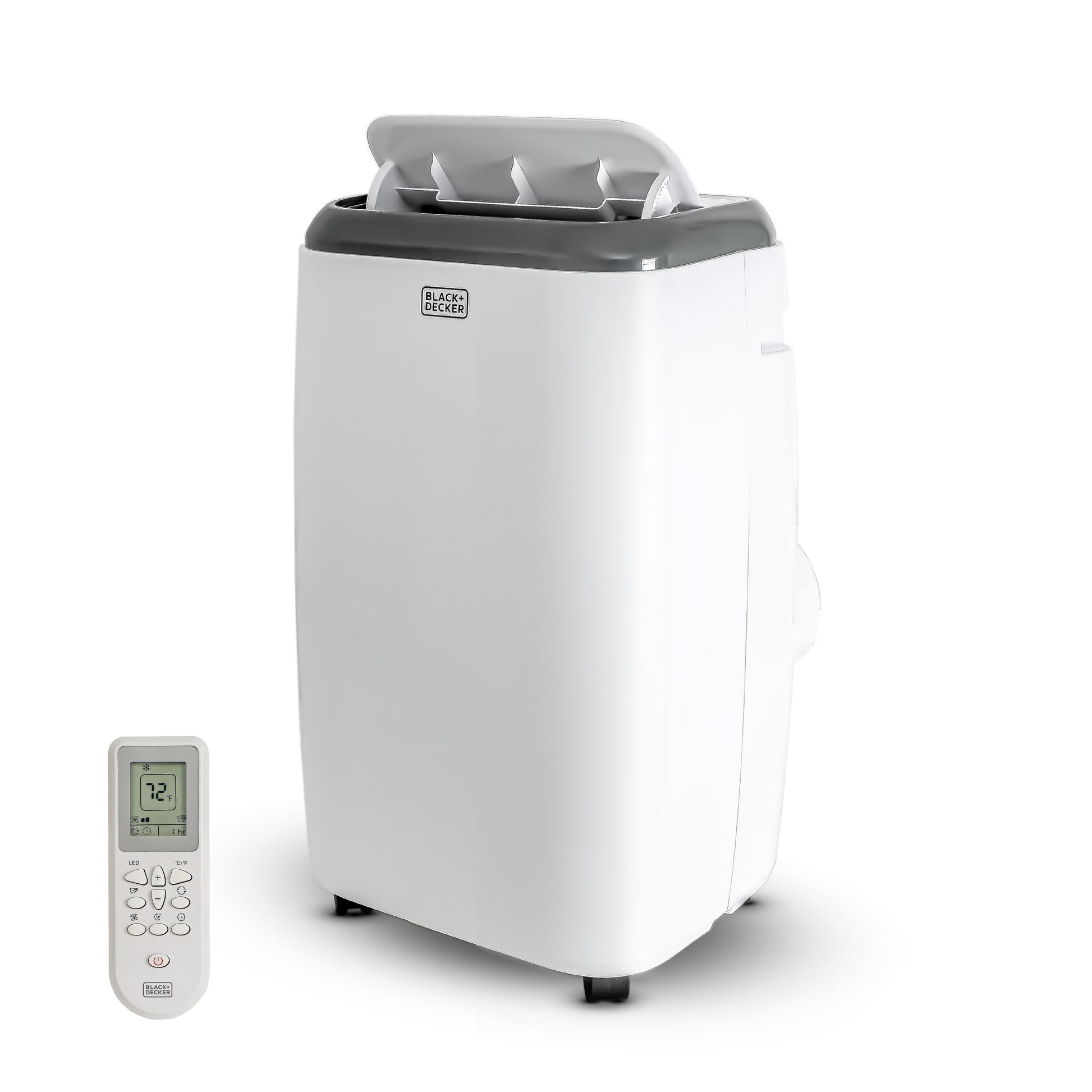 BLACK+DECKER 5000-BTU DOE (115-Volt) White Vented Portable Air Conditioner with Remote Cools 350-sq ft BPT05WTBA