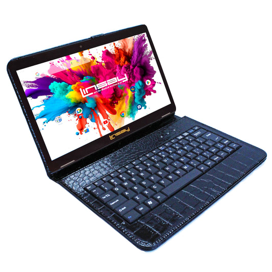 LINSAY 10.1-in 128 Android 13 Bluetooth, Wi-fi Tablet with Case Included F10XHDBKCOBLACK