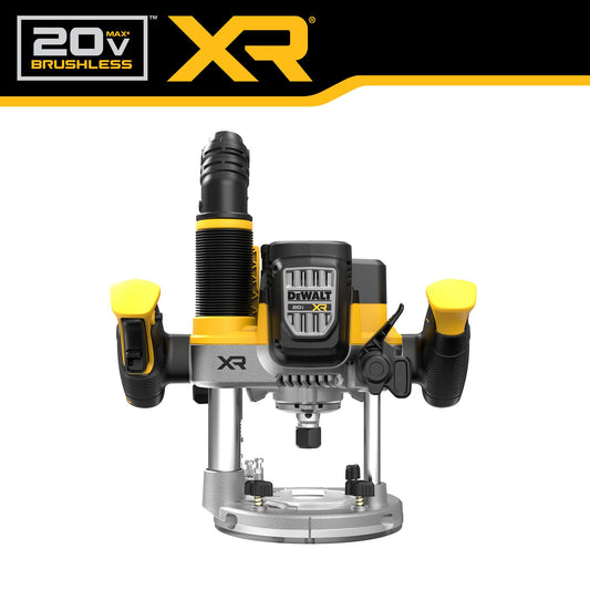 DEWALT XR 1/4-in and 1/2-in 2.25-HP Variable Brushless Plunge Cordless Router (Bare Tool) DCW620B