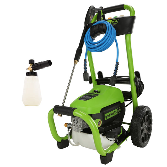 Greenworks 2300 PSI 2.3-GPMs Cold Water Electric Pressure Washer with 5 Spray Tips and Surface Cleaner GPW2301FC