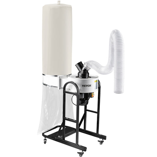 VEVOR Dust Collector 13-gallon Dry Dust Collector with Polyester Filter