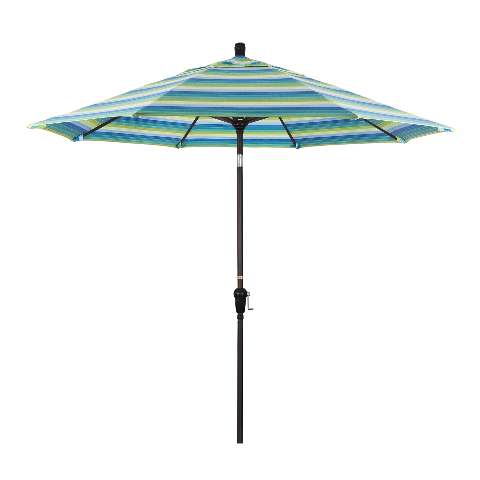California Umbrella 9-Feet Aluminum Blue Market Patio Umbrella