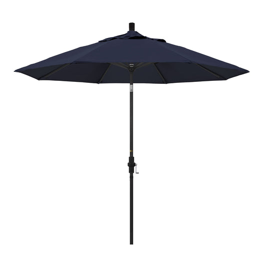 California Umbrella 9-Feet Aluminum Blue Market Patio Umbrella