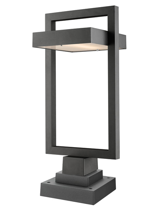 Z-Lite Luttrel 25.13-in Black Modern/contemporary Outdoor Pier mount