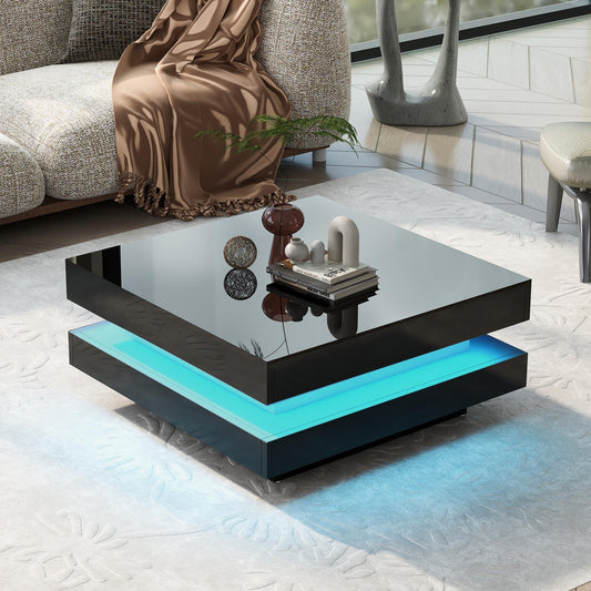 Bayfeve Modern MDF Particle Board 31.5 W x 14.2 H Coffee Table