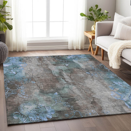 Addison Rugs Chantille ACN1869TP 9 x 12 (ft) Loomed Taupe Rectangular Indoor/Outdoor Geometric Machine washable Pet Friendly Area rug