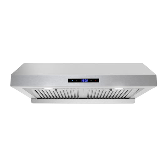 Streamline 30 inch Ducted 406-CFM Stainless Steel Under Cabinet Range Hood