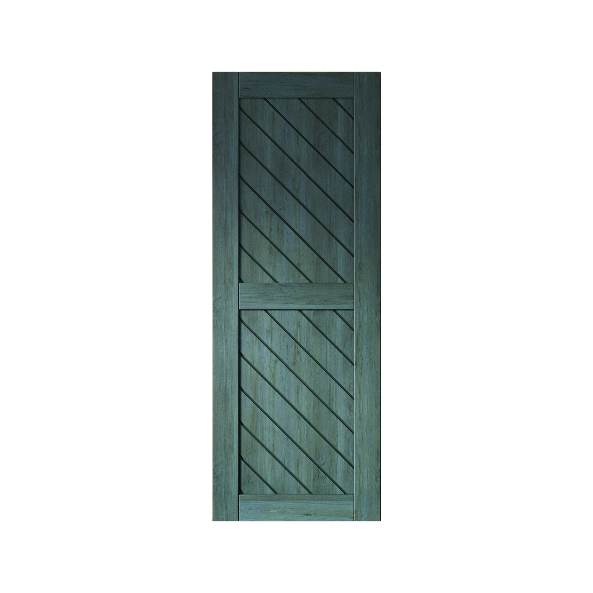 HOMACER 26-in x 80-in Royal Pine Prefinished Non-standard Pine Wood Solid core Single Barn Door (Hardware Not Included)