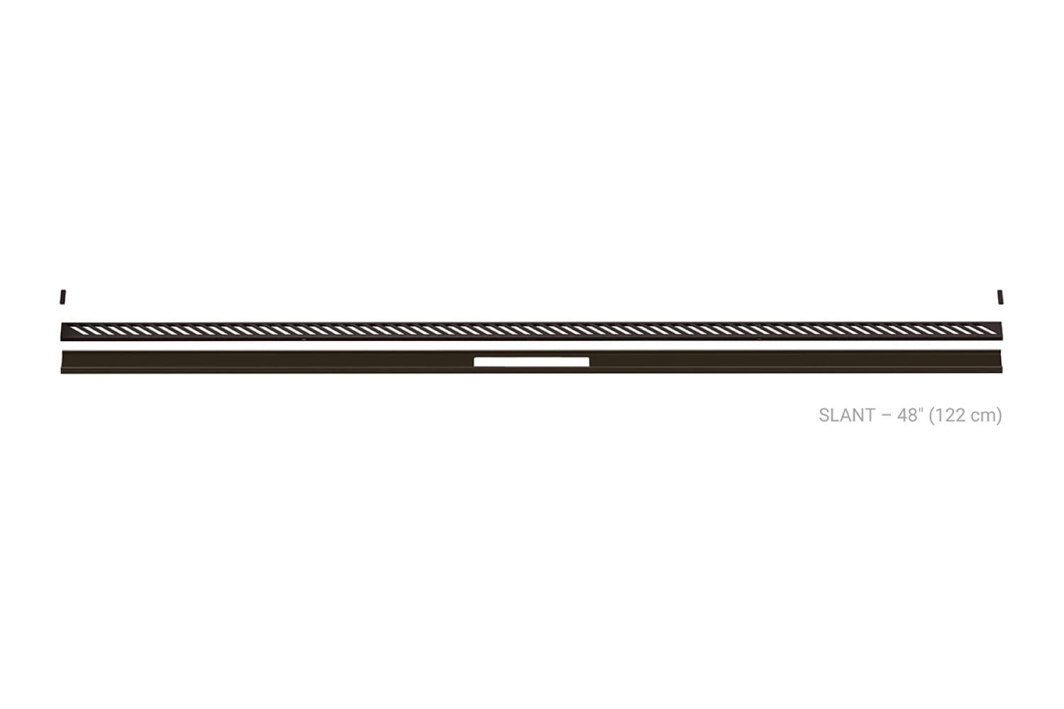 Schluter Systems Kerdi-Line-Vario 48-in Grate Slant Bronze