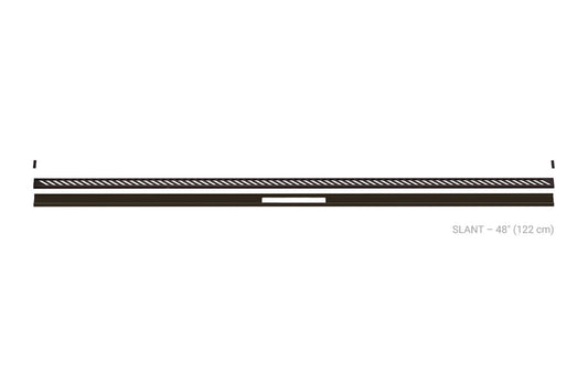 Schluter Systems Kerdi-Line-Vario 48-in Grate Slant Bronze