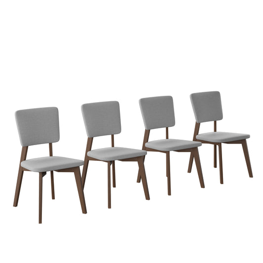 International Home Casual Cotton Walnut Living Room Set