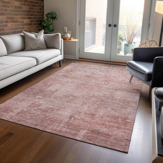 Addison Rugs Chantille ACN1650BL 8 x 10 (ft) Loomed Blush Rectangular Indoor/Outdoor Machine washable Pet Friendly Area rug
