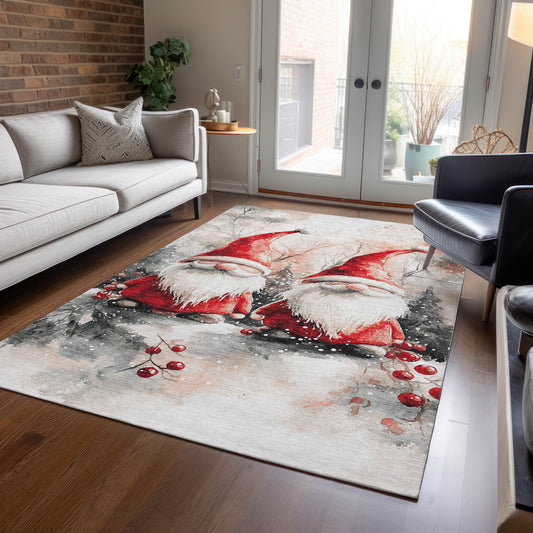 Addison Rugs Chantille ACN1808IV 8 x 10 (ft) Loomed Ivory Rectangular Indoor/Outdoor Machine washable Pet Friendly Area rug