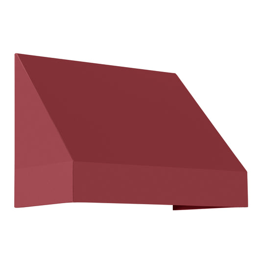 Awntech New Yorker 40.5-in Wide x 36-in Projection x 24-in Height Fabric Burgundy Solid Fixed Window/Door Awning