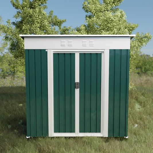 Damerin 4-ft x 6-ft Gazebos Green Gazebo with Hardtop Roof