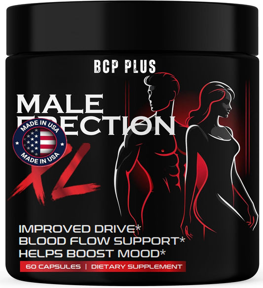 MalePlus Performance - Volume Booster - Pills for Men - 3rd Party Lab Tested | for Fast Acting Blood Flow, Vigor, Drive & Size EnIargement | HornyGoat Weed & Maca, Tribulus 60 Capsules