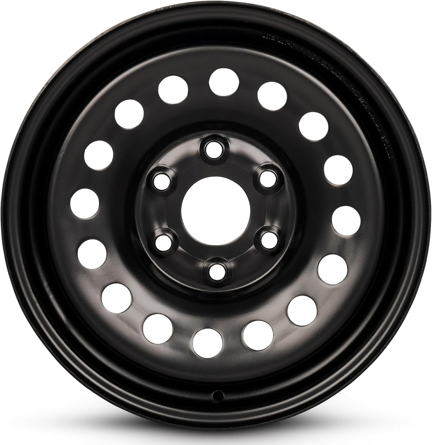 For 2006-2019 GMC Sierra 1500 17 Inch Painted Black Rim - OE Direct Replacement - Road Ready Car Wheel