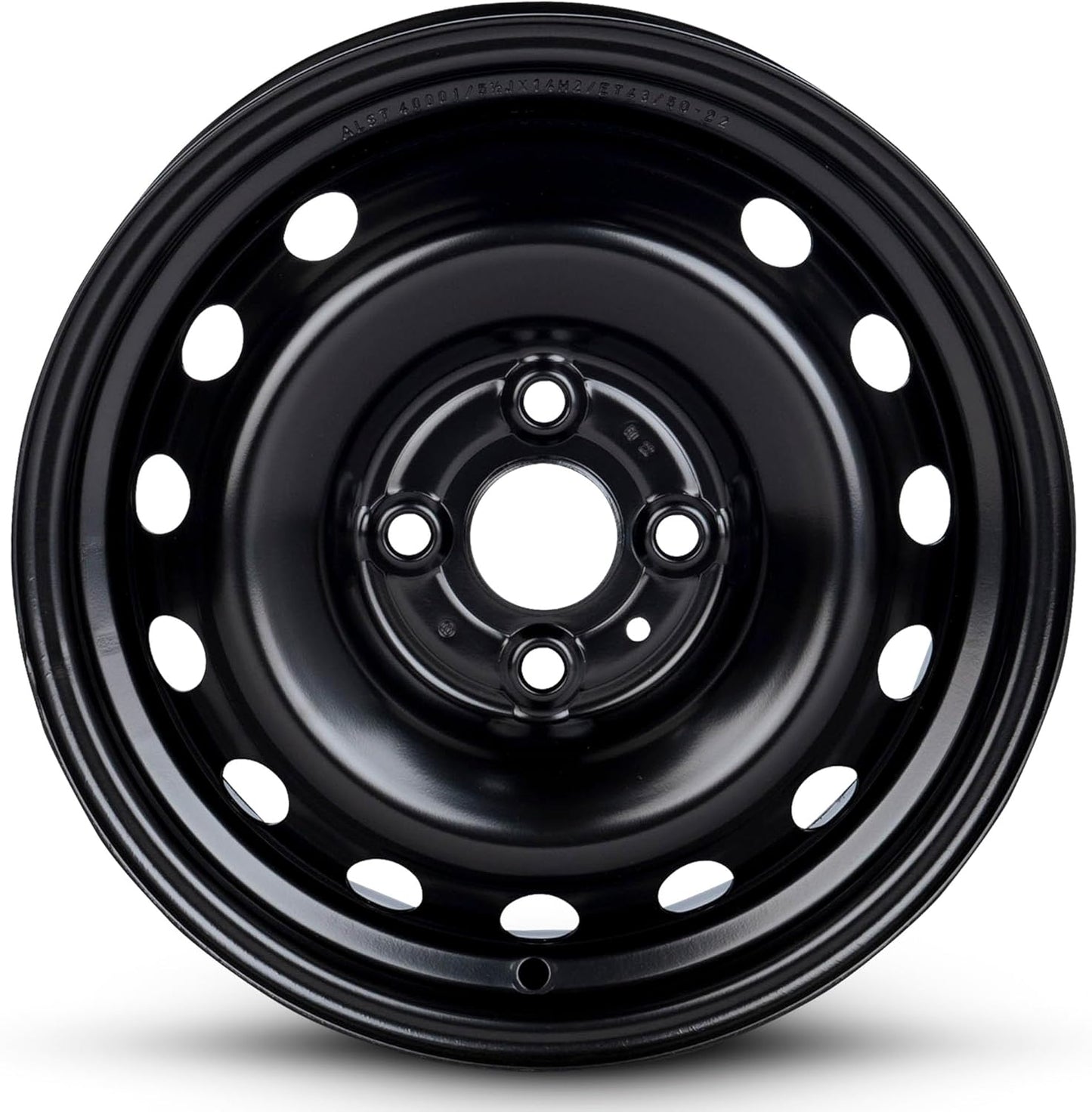 For 1997-2002 Ford Escort 14 Inch Painted Black Rim - OE Direct Replacement - Road Ready Car Wheel