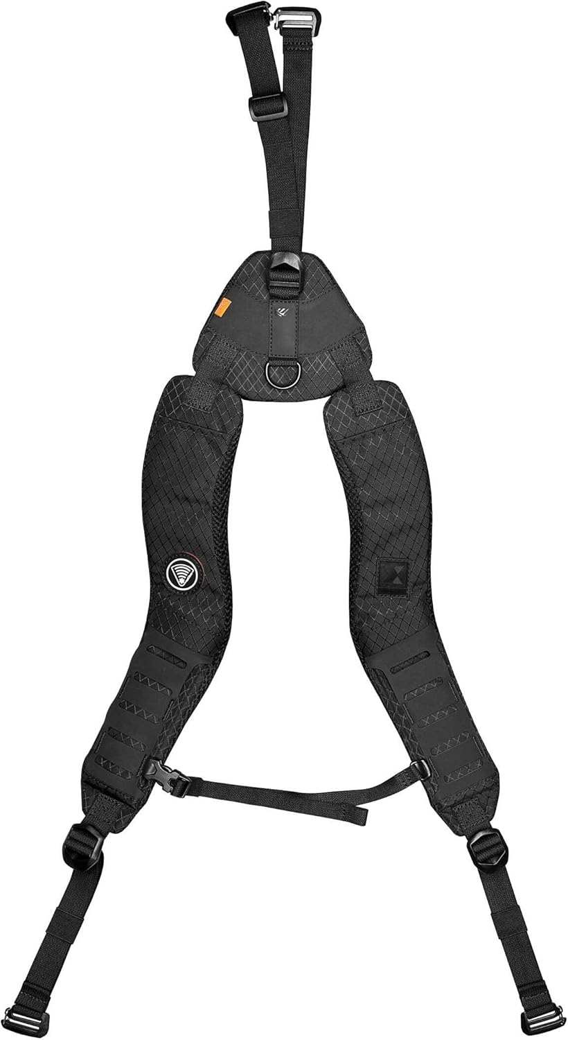 Diamondback Deluxe Suspenders for Tool Belts - Adjustable Tool Belt Suspenders for 4"- 6" Belts - Ergonomically Designed Workwear for Tradespeople - Padded Suspenders for Men and Women (Black)