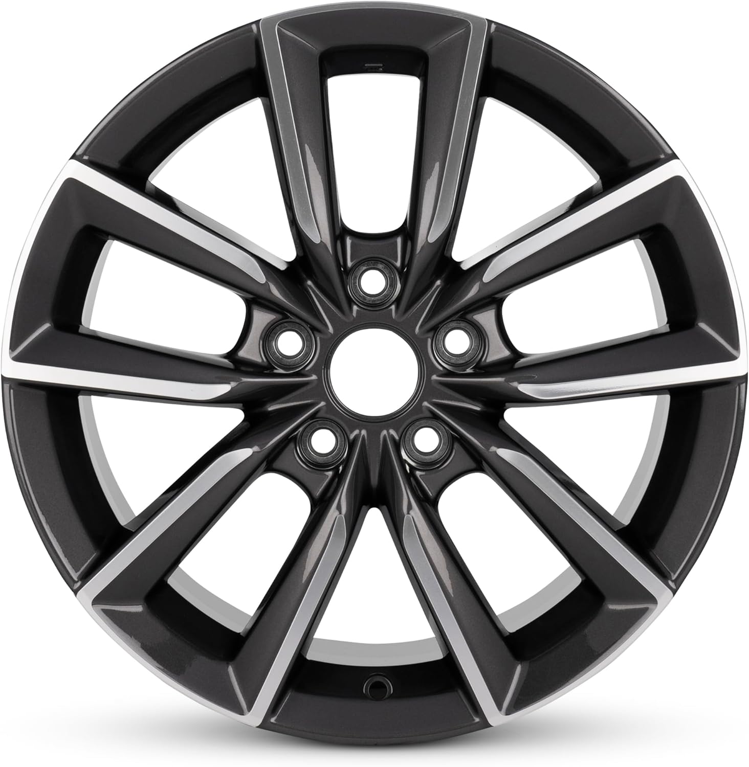 For 2021-2022 Honda Accord 17 Inch Machined Charcoal Alloy - Genuine OEM Rim - Road Ready Car Wheel