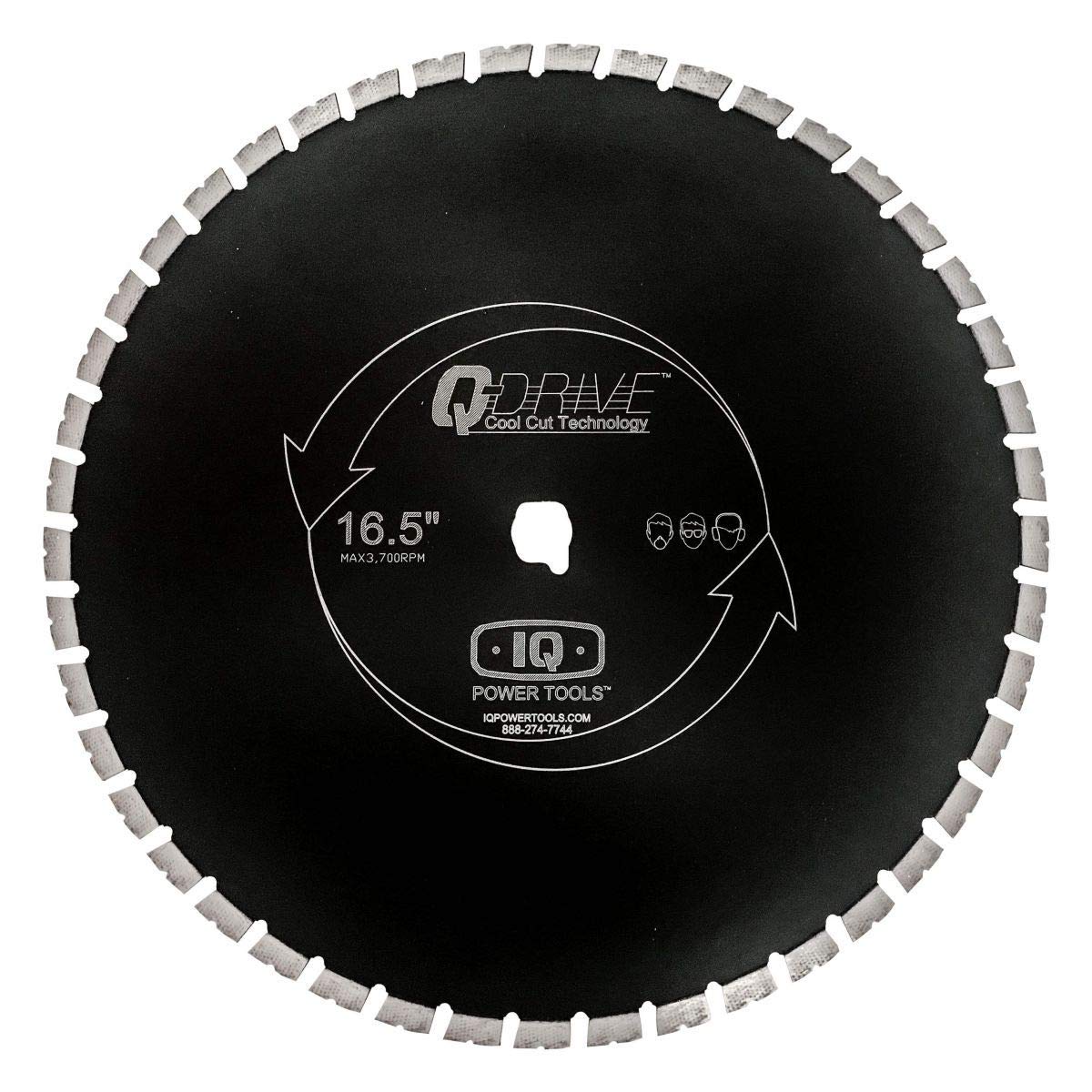 iQMS362 16.5" Q-Drive Silent Core Arrayed Diamond Blade
