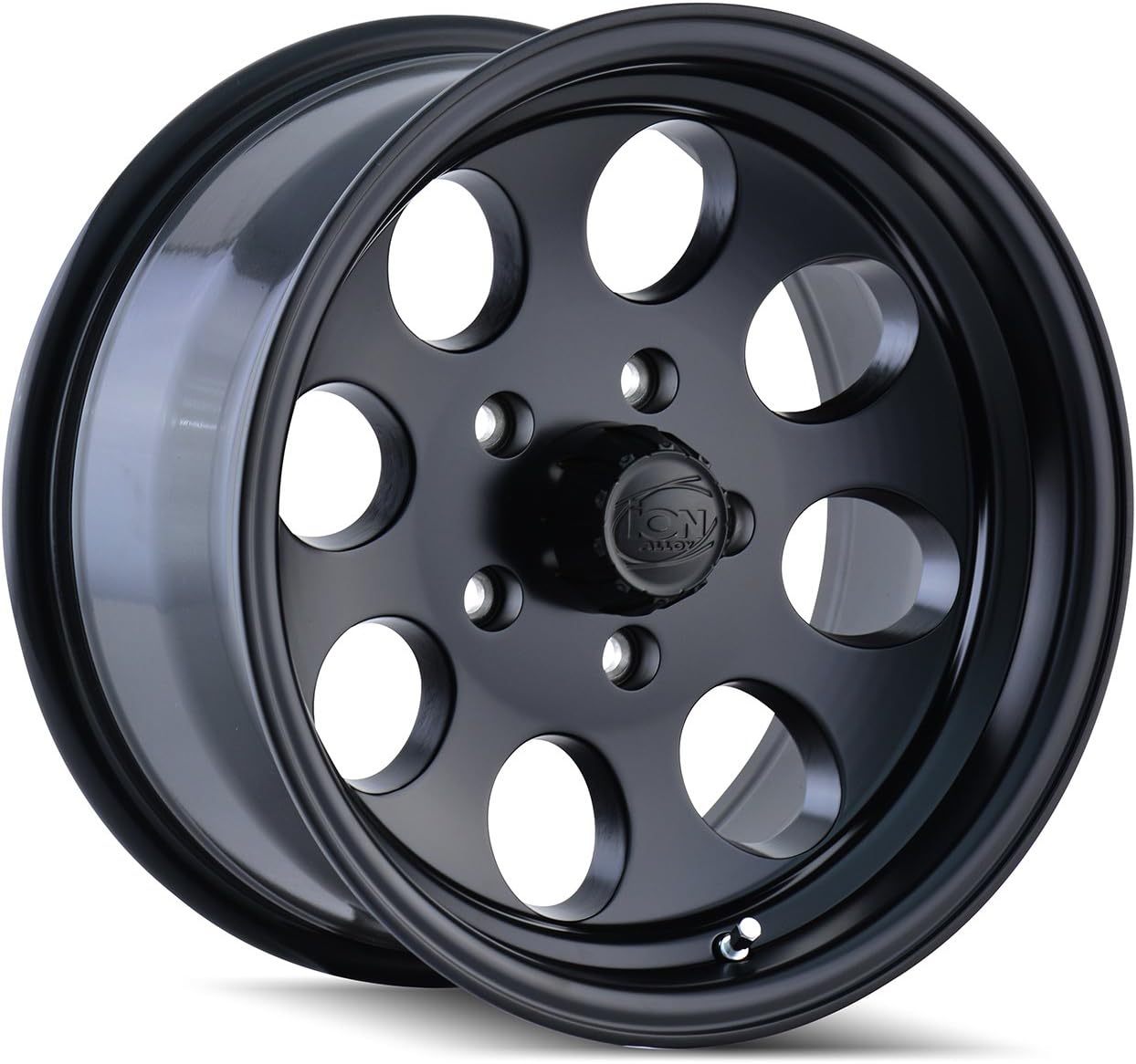 Ion Alloy Style 171 Matte Black Wheel with Machined Lip (15 x 10. inches /5 x 114 mm, -38 mm Offset)