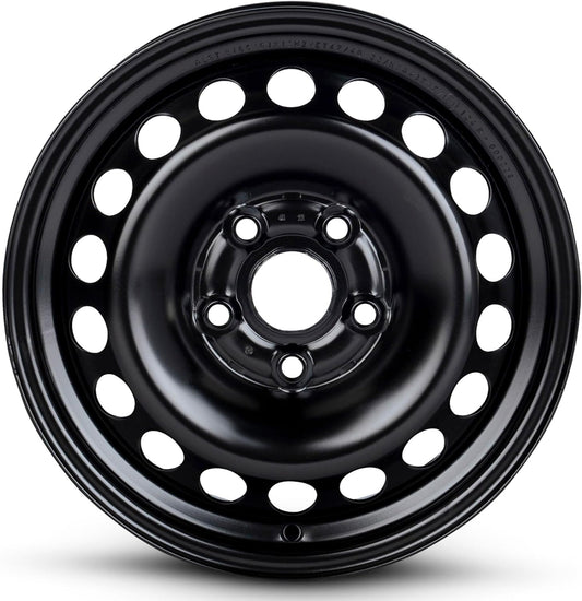 For 2006-2016 Volkswagen Jetta 15 Inch Painted Black Rim - OE Direct Replacement - Road Ready Car Wheel