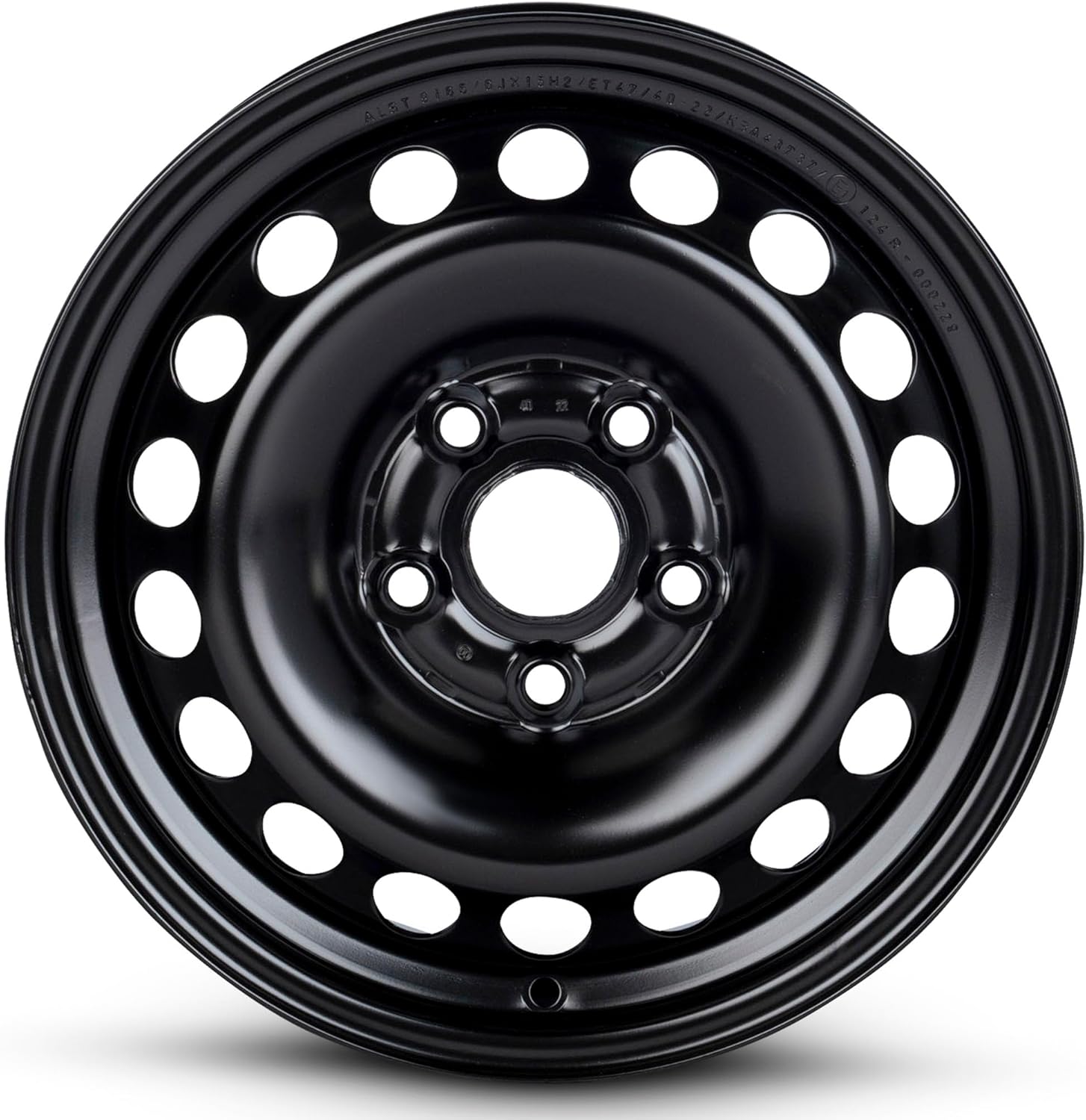 For 1992-1994 Audi 100 15 Inch Painted Black Rim - OE Direct Replacement - Road Ready Car Wheel