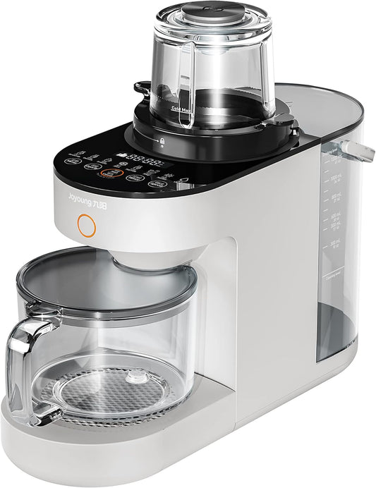 JOYOUNG 1200ml Food Blender, White, 8 Functions, Quick Vegan Milk in 3 Minutes