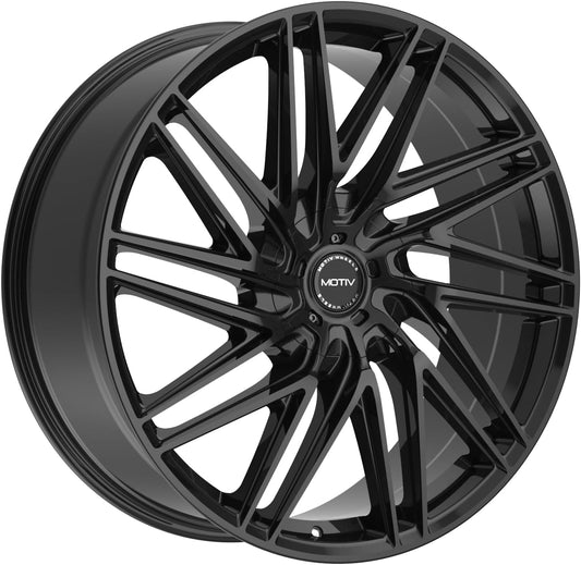 Motiv 429B Align Gloss Black Wheel (18 x 8. inches /5 x 114 mm, 40 mm Offset)