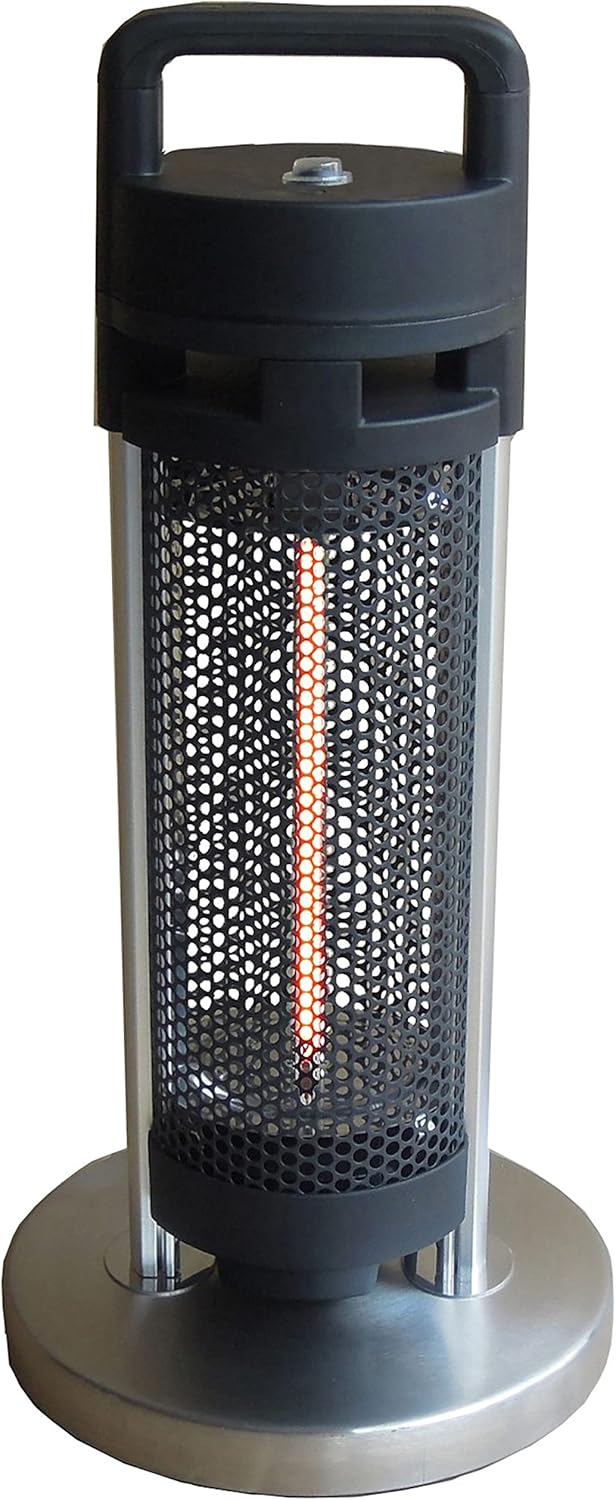 EnerG+ Infrared Electric Outdoor Heater - Portable (Under Table), Black (HEA-20960D-1)