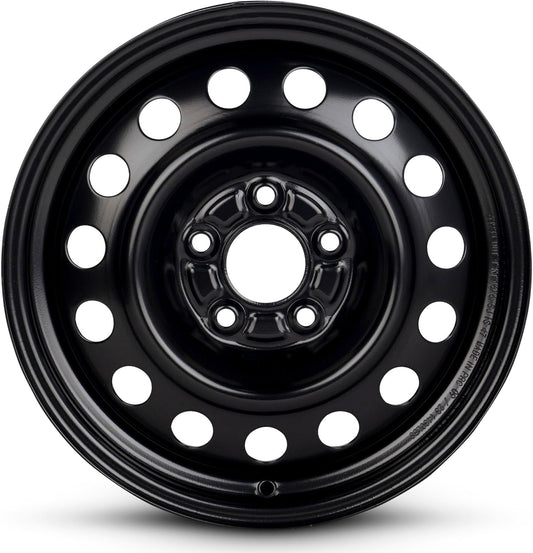 For 2008-2012 Honda Accord 16 Inch Painted Black Rim - OE Direct Replacement - Road Ready Car Wheel